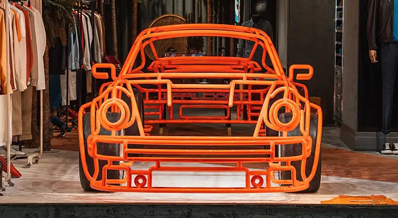 escultura-de-alambre-porsche-934-collecting cars