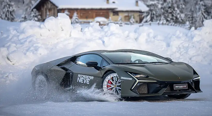 Lamborghini Accademia Neve, experiencia de manejo extrema bajo cero